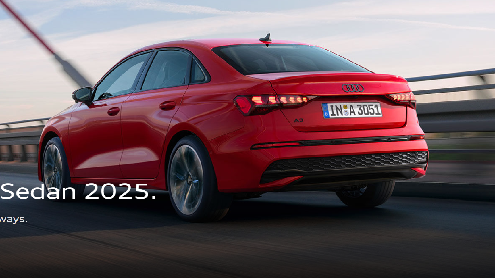 New A3 Sedan 2025. All eyes on you. Always.